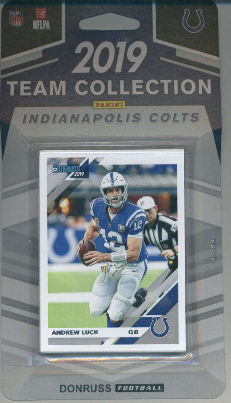 2019 Donruss Football Factory Sealed Indianapolis Colts Team Set of 11 Cards